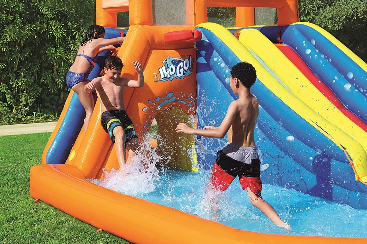 bestway h20go triple water slide