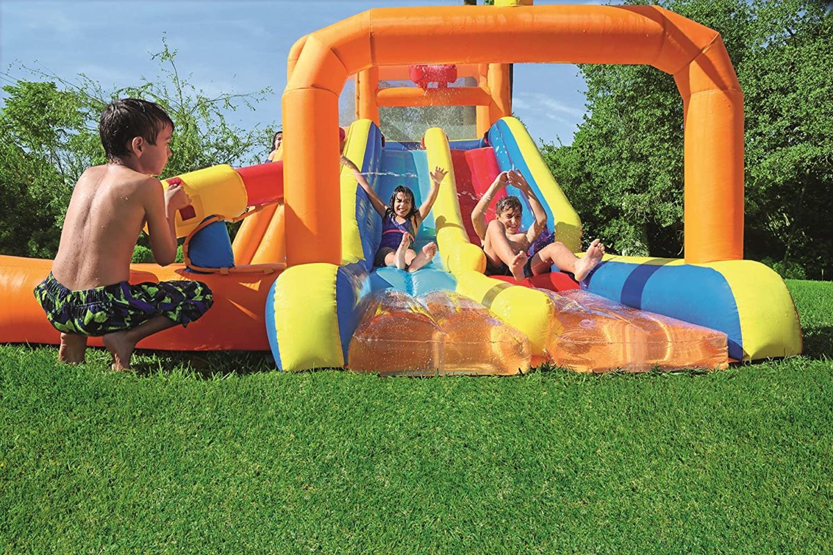 bestway h20go triple water slide