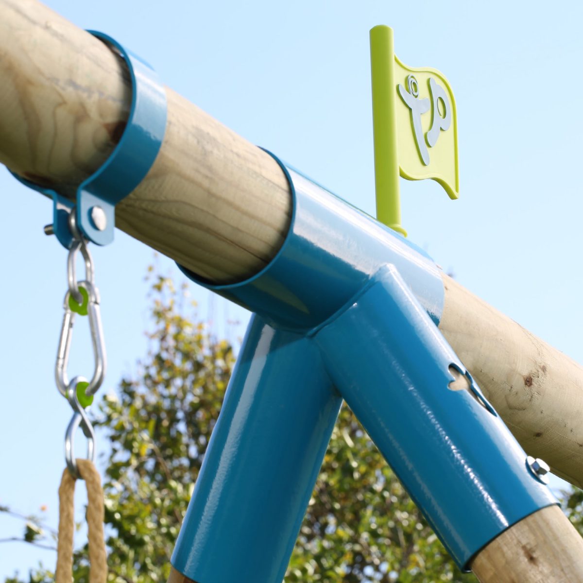 Tp Woburn Wooden Triple Swing SetFSC Outside Play