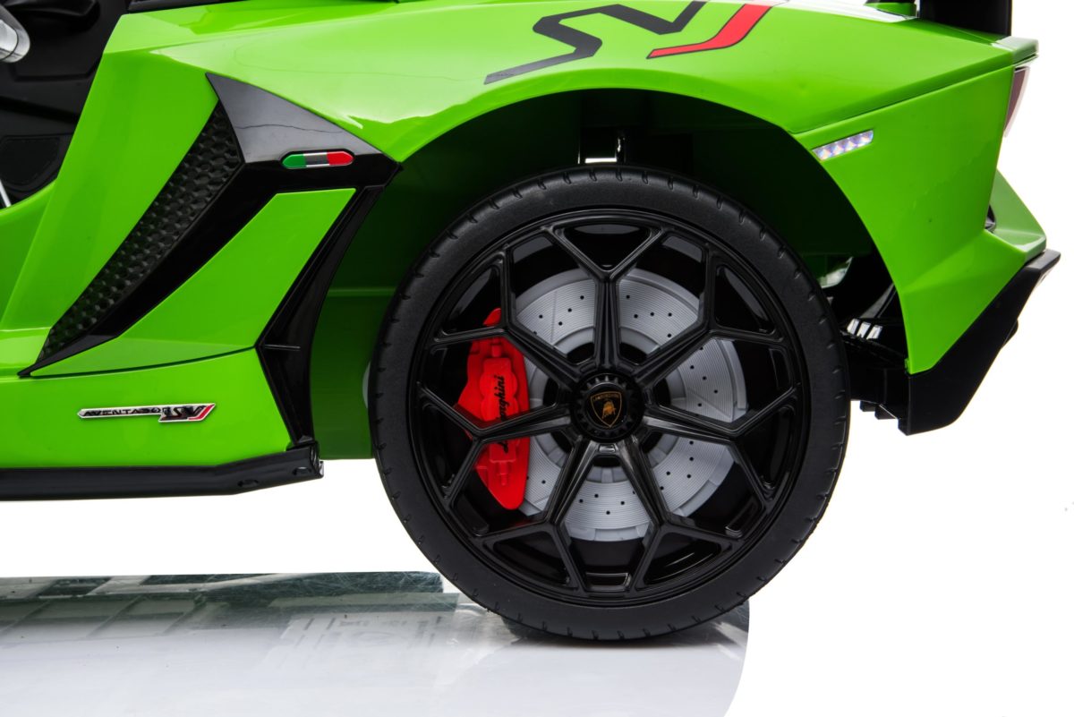 Licensed 12V Kids Lamborghini Aventador Green Svj 12V Ride On Sports ...