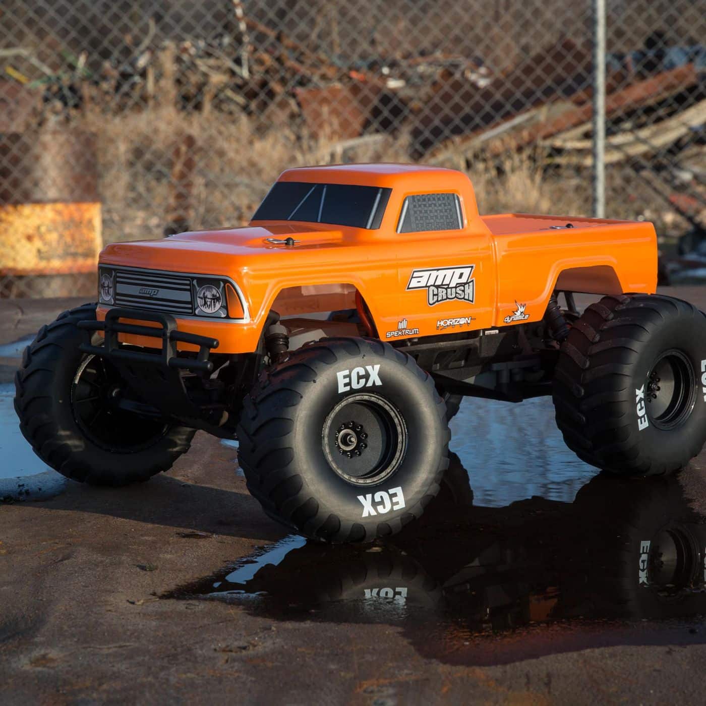 1/10 Amp Crush 2Wd Monster Truck Brushed Rtr International, Orange