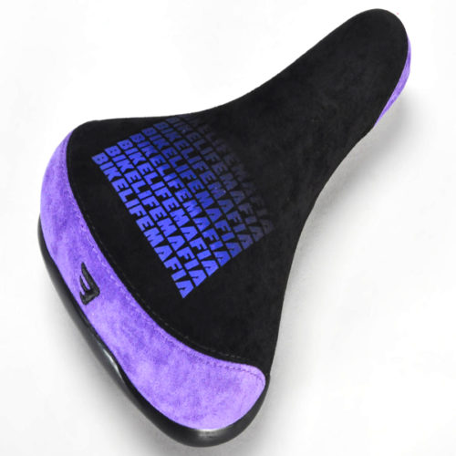BLM Fade Purple Black Seat Mafia Wheelie Bike Seat Outside Play UK