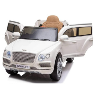 12v licensed kids bentley bentayga suv - ride on kids car - white