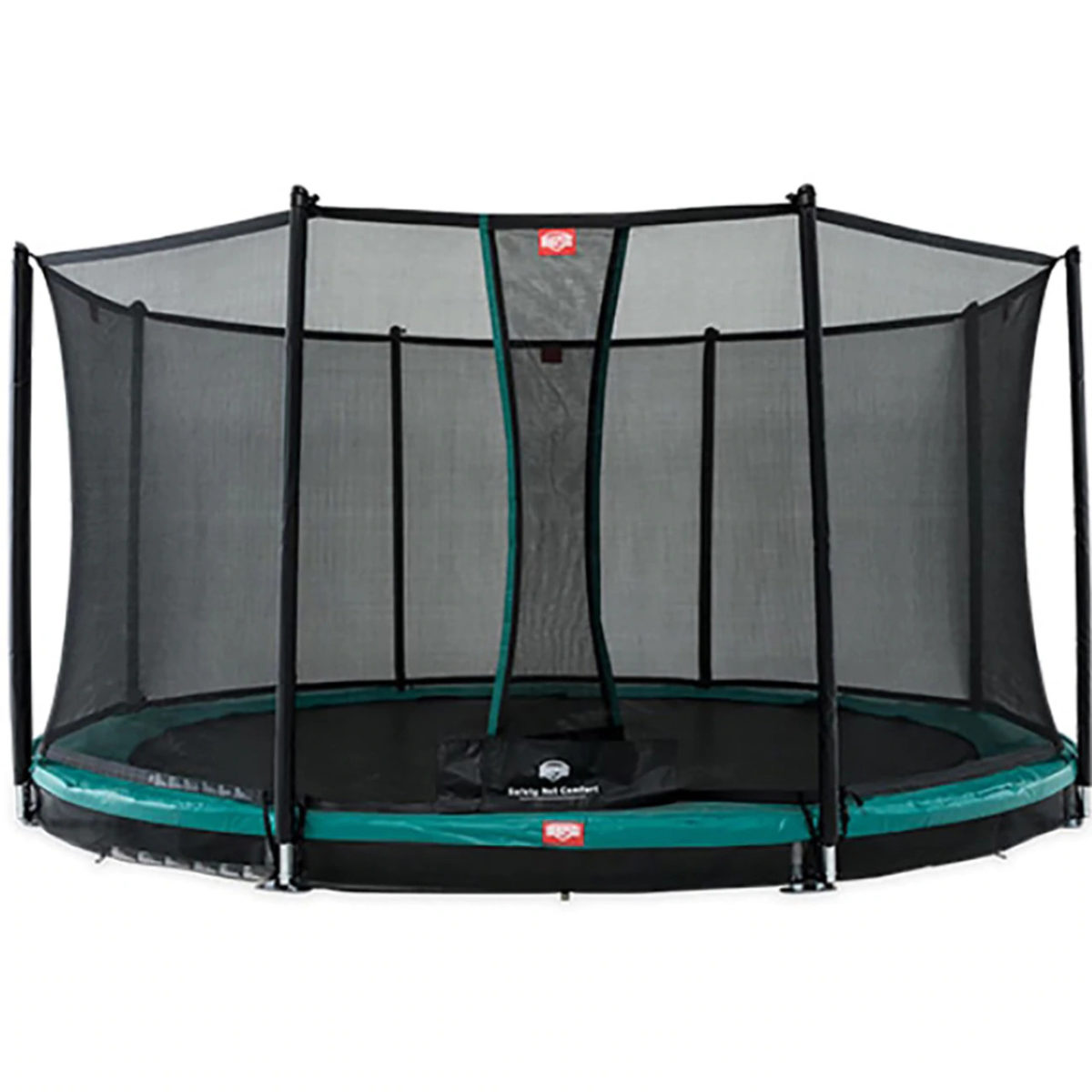 Berg Inground 380 Favorit Trampoline Green With Safety Net Comfort