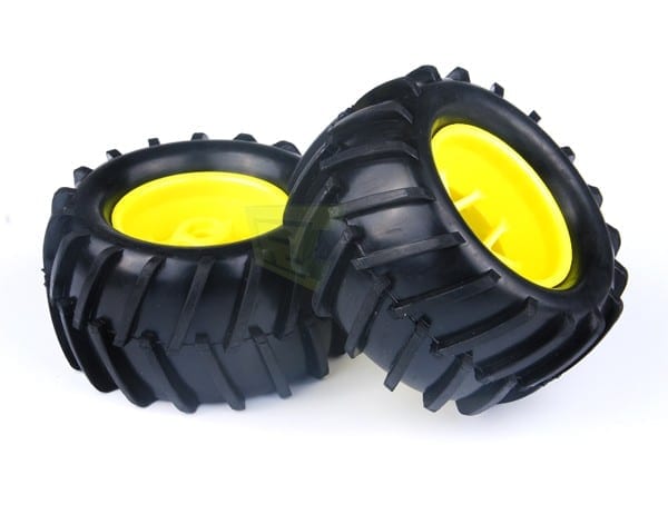 Yellow rim andamp;amp; tire complete (83006y+83004) 2p (83005)