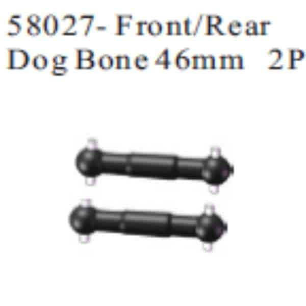 58027 front and rear shafts