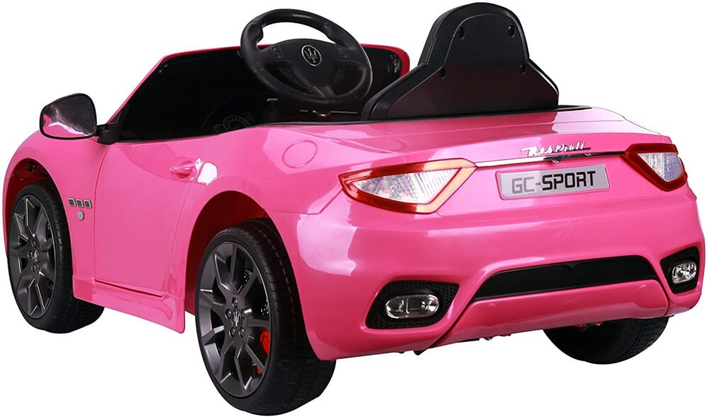 12v licensed kids maserati electric car - pink