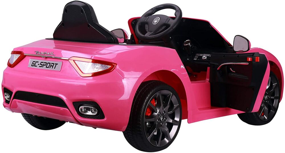 12v licensed kids maserati electric car - pink