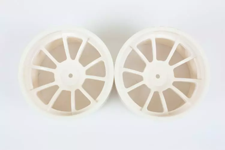 Rc white 10 spoke rims   (08008)