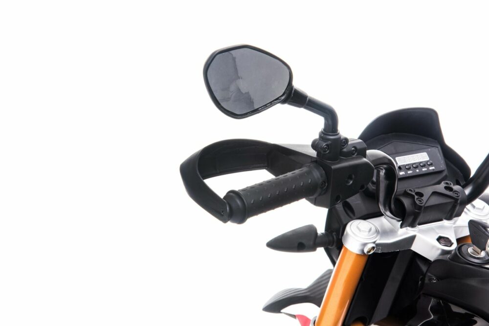 Licensed aprilia dorsoduro 900 12v ride on motorbike black