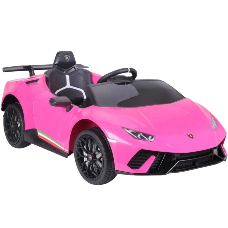 12V Lamborghini Huracan Licensed Kids Electric Ride On Car - Pink ...