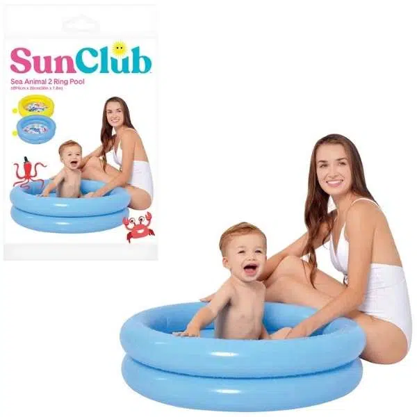 Benross sun club sea animal 2 ring pool - blue