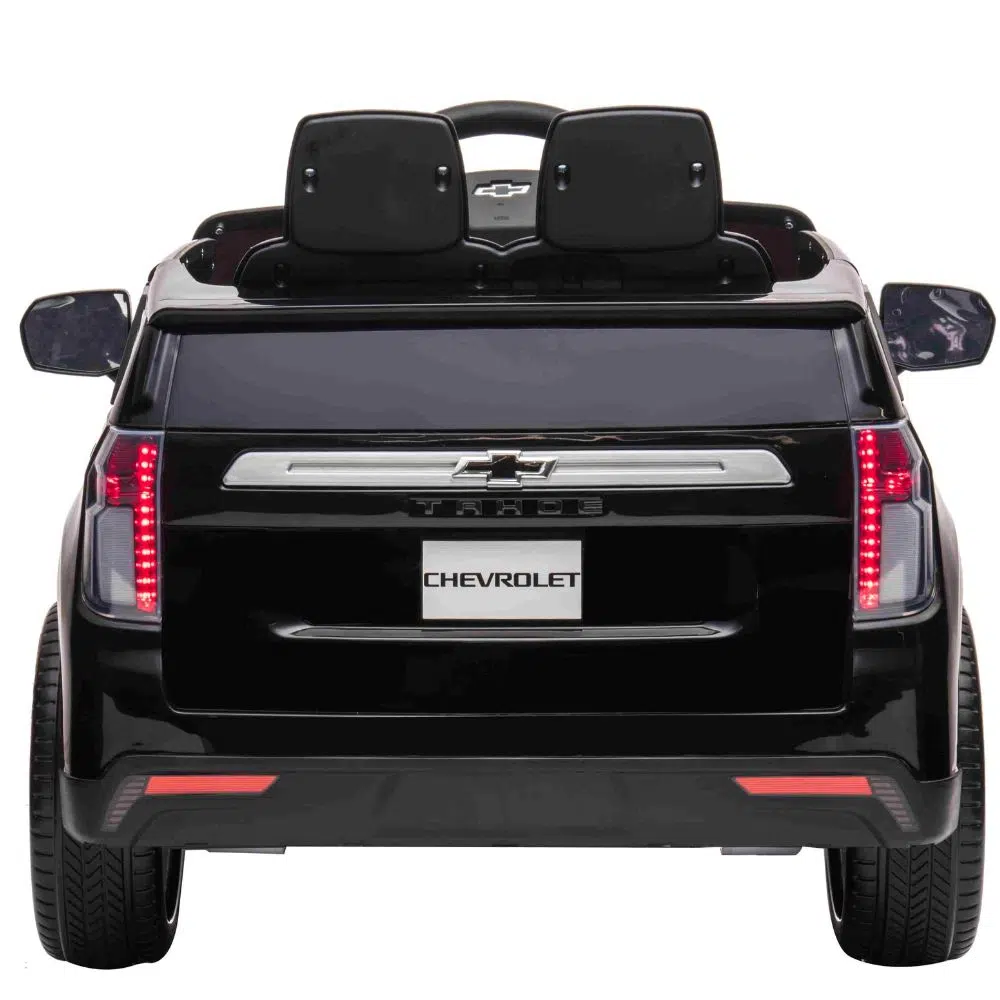 12v chevrolet silverado kids ride on truck - black