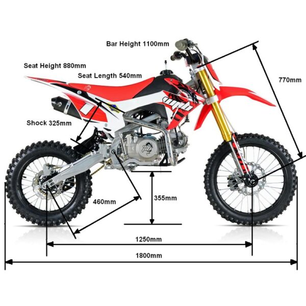 Welsh Pit Bike WPB 190 - 190 BEAST Gen 3 Dirt Bike