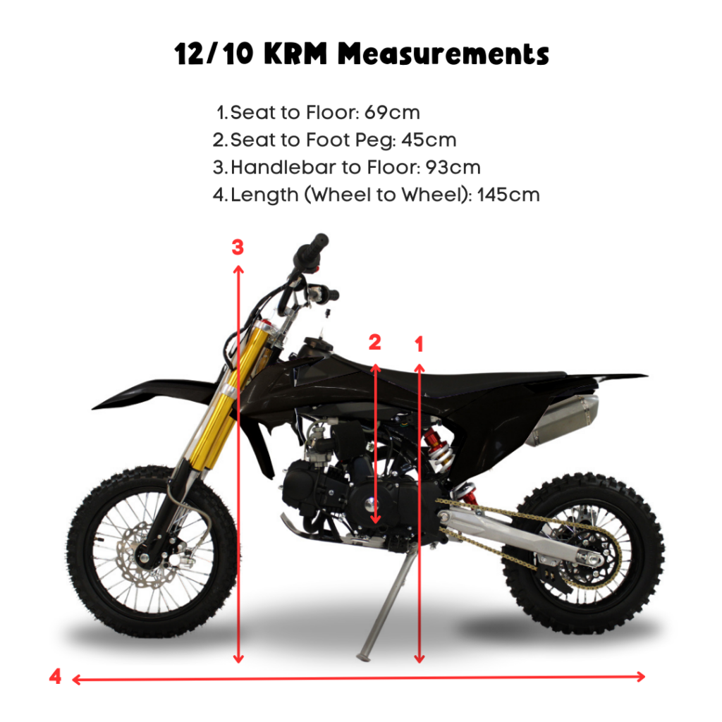 Hawkmoto KRM Kids Pit Bike | 70cc | 90cc | 110cc | 125cc Geared or ...