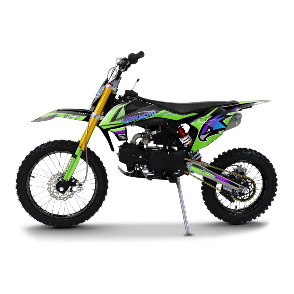 Hawkmoto krm kids pit bike | 70cc | 90cc | 110cc | 125cc geared or automatic - Kryptonite