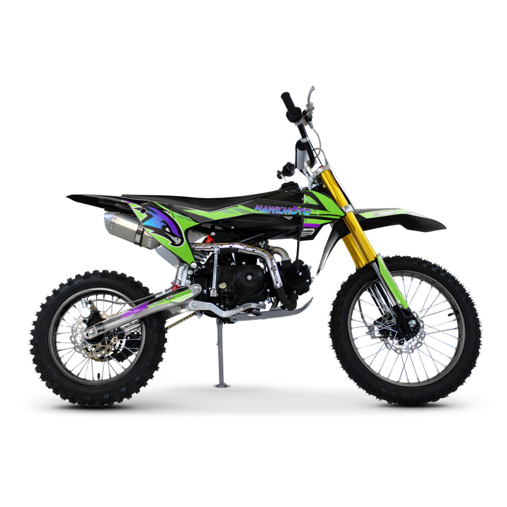 Hawkmoto krm kids pit bike | 70cc | 90cc | 110cc | 125cc geared or automatic - Kryptonite