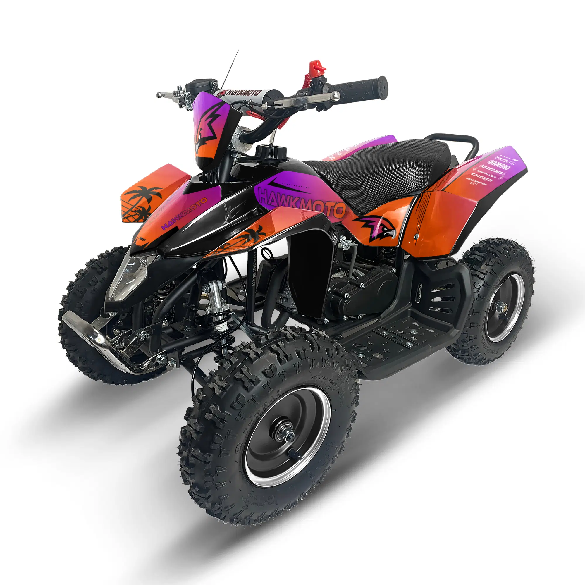 Hawkmoto sx-49r avenger v2 50cc mini kids quad bike assembled - sunset