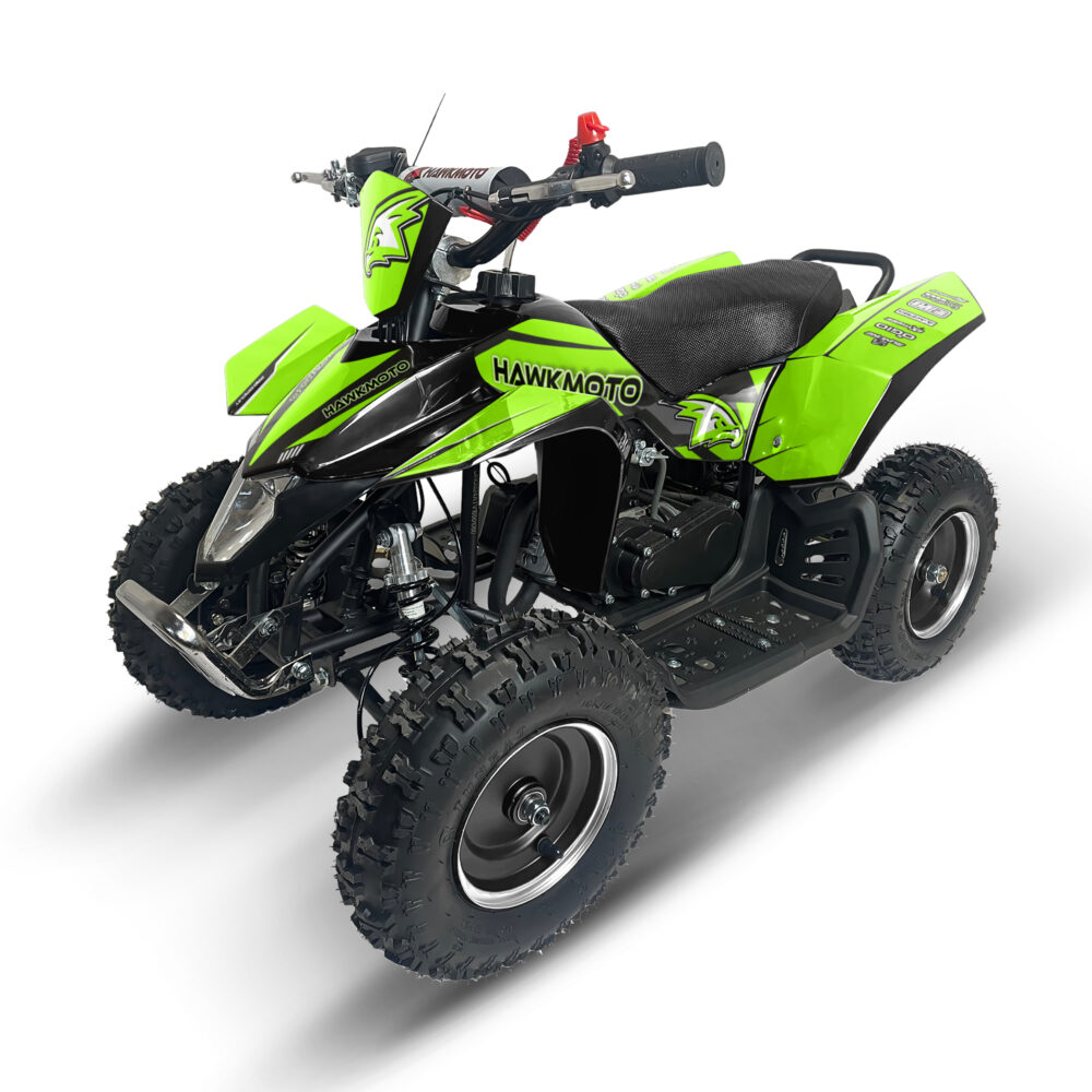 Hawkmoto sx-49r avenger v2 50cc mini kids quad bike assembled - apple