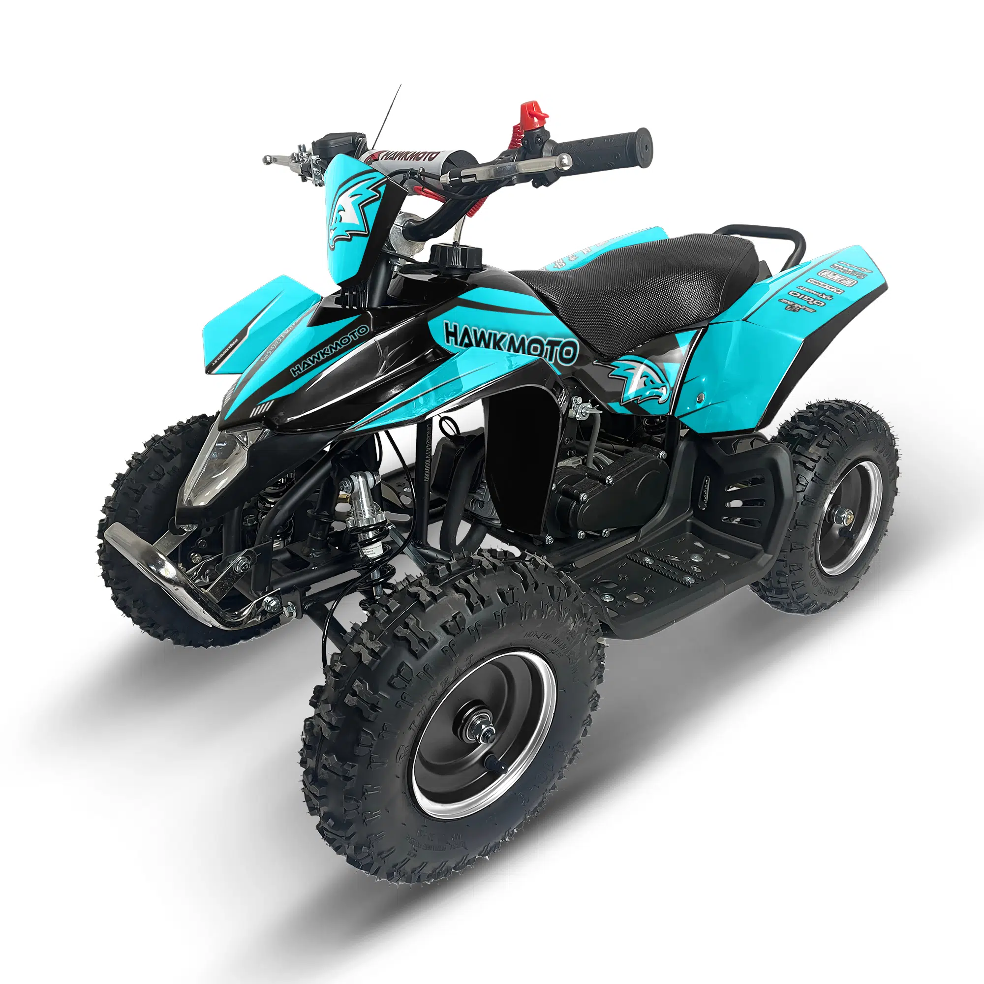 Hawkmoto sx-49r avenger v2 50cc mini kids quad bike assembled - ice blast