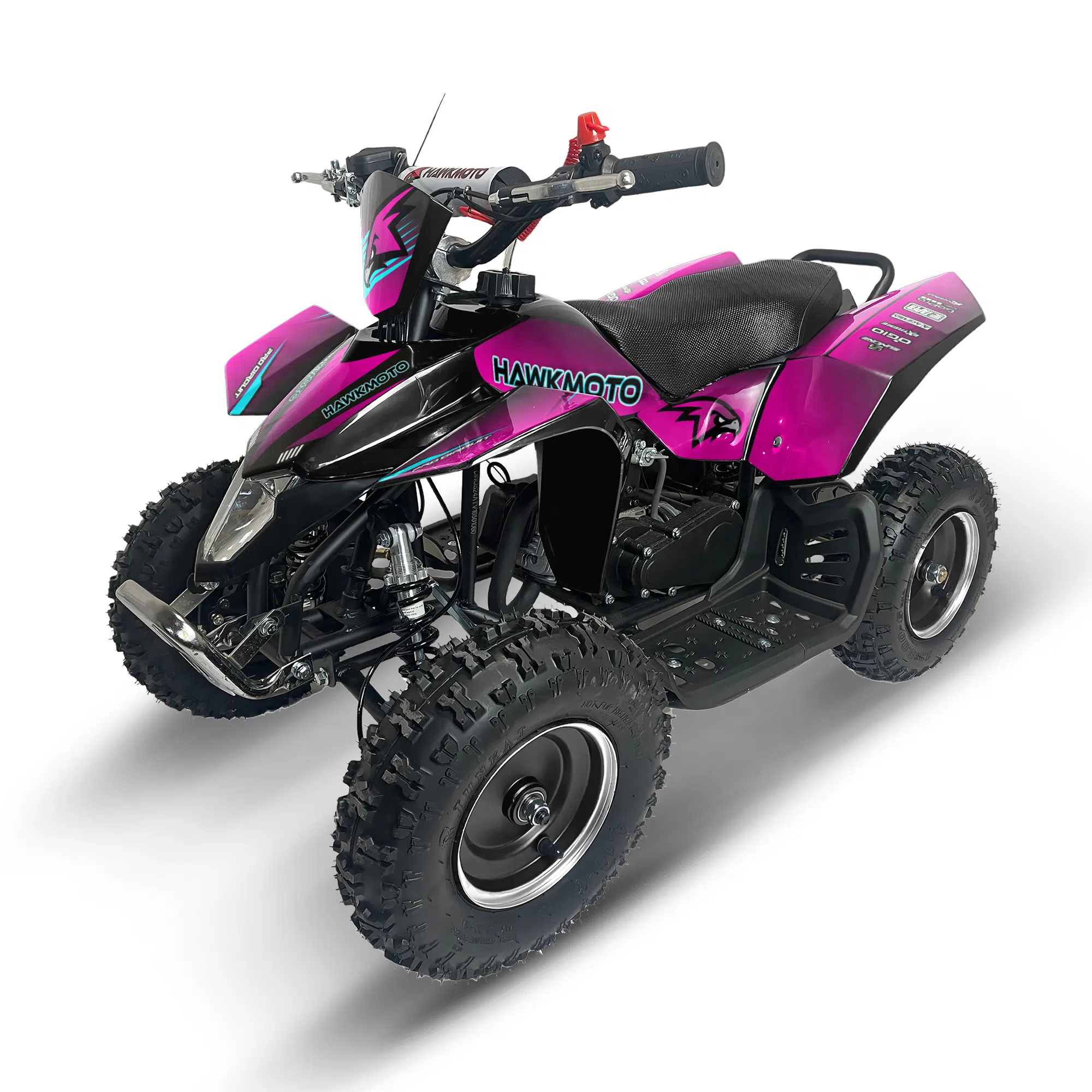 Hawkmoto sx-49r avenger v2 50cc mini kids quad bike assembled - candy crush