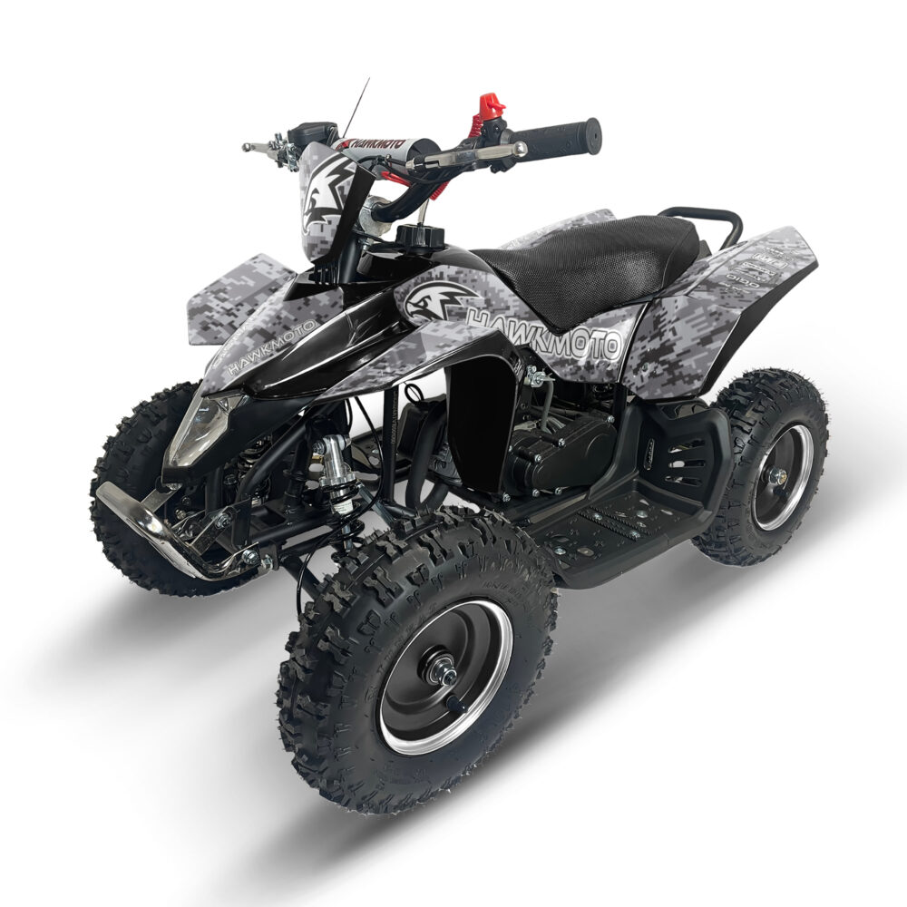 Hawkmoto sx-49r avenger v2 50cc mini kids quad bike assembled - digital camo