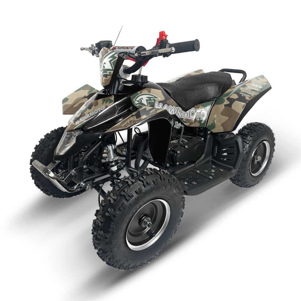 Hawkmoto sx-49r avenger v2 50cc mini kids quad bike assembled - traditional camo