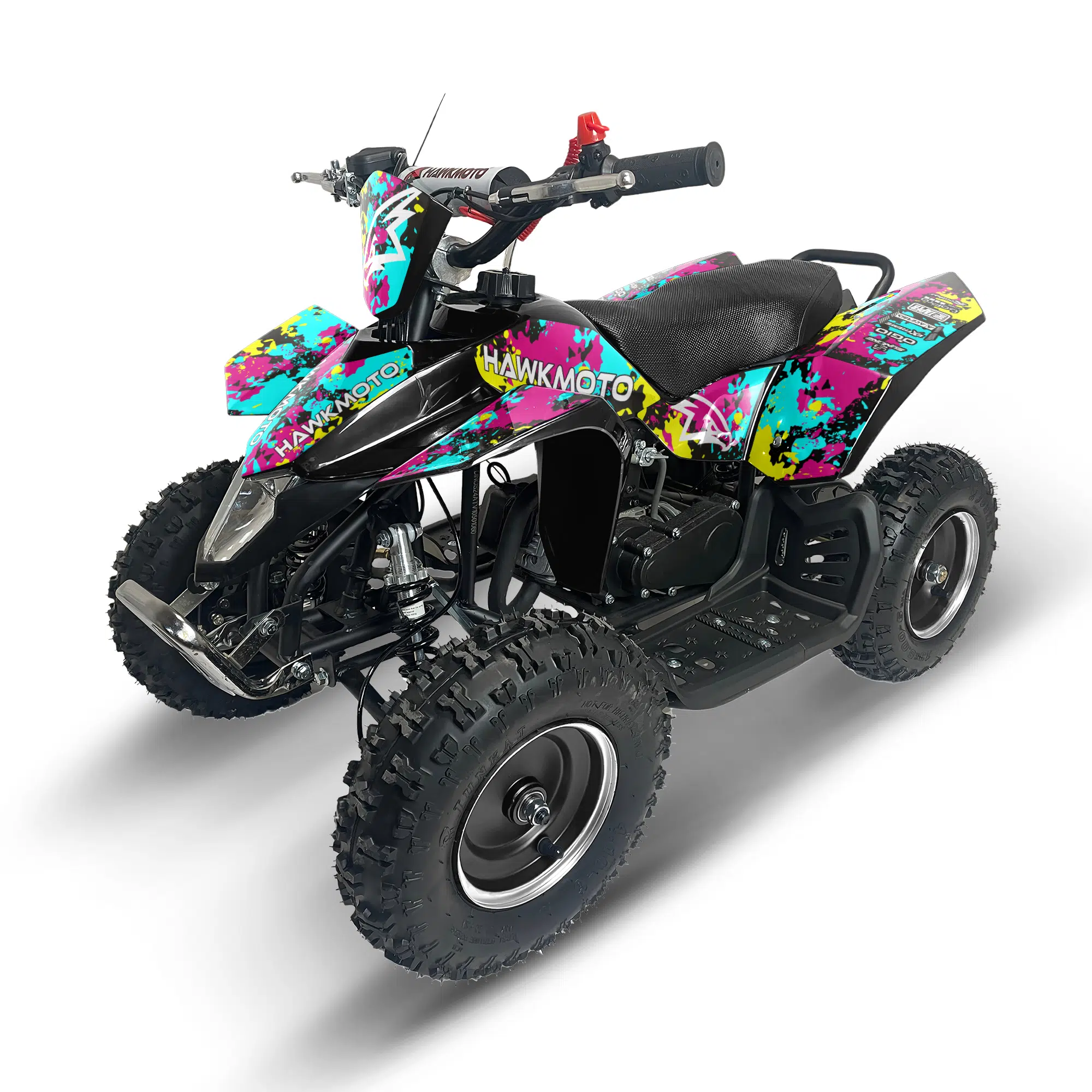 Hawkmoto sx-49r avenger v2 50cc mini kids quad bike assembled - graffiti