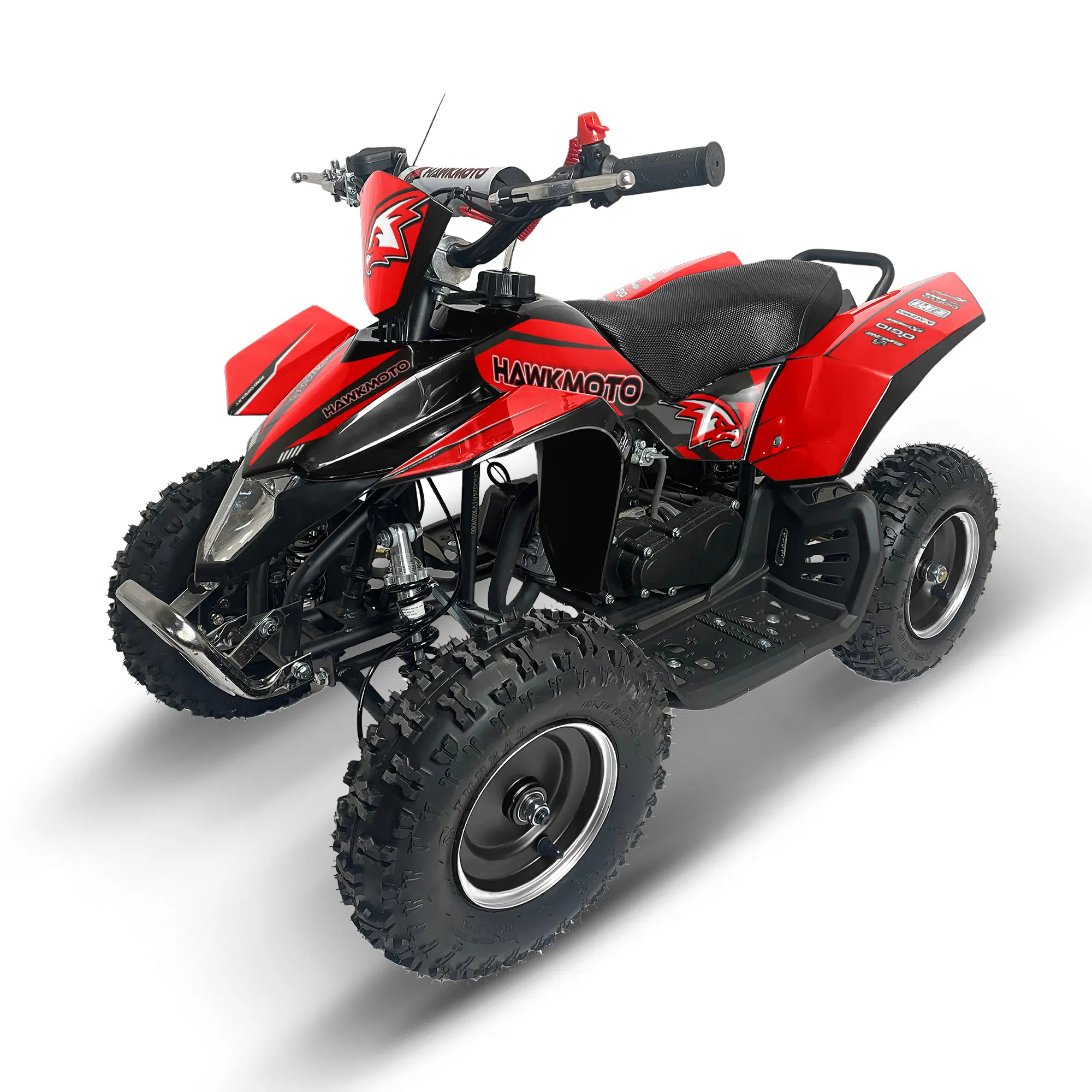 Hawkmoto sx-49r avenger v2 50cc mini kids quad bike assembled - crimson fury