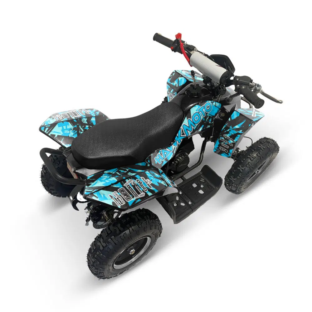 Hawkmoto sx-49r avenger v2 50cc mini kids quad bike assembled - frostbite