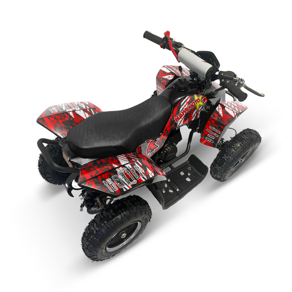 Hawkmoto sx-49r avenger v2 50cc mini kids quad bike assembled - star rock