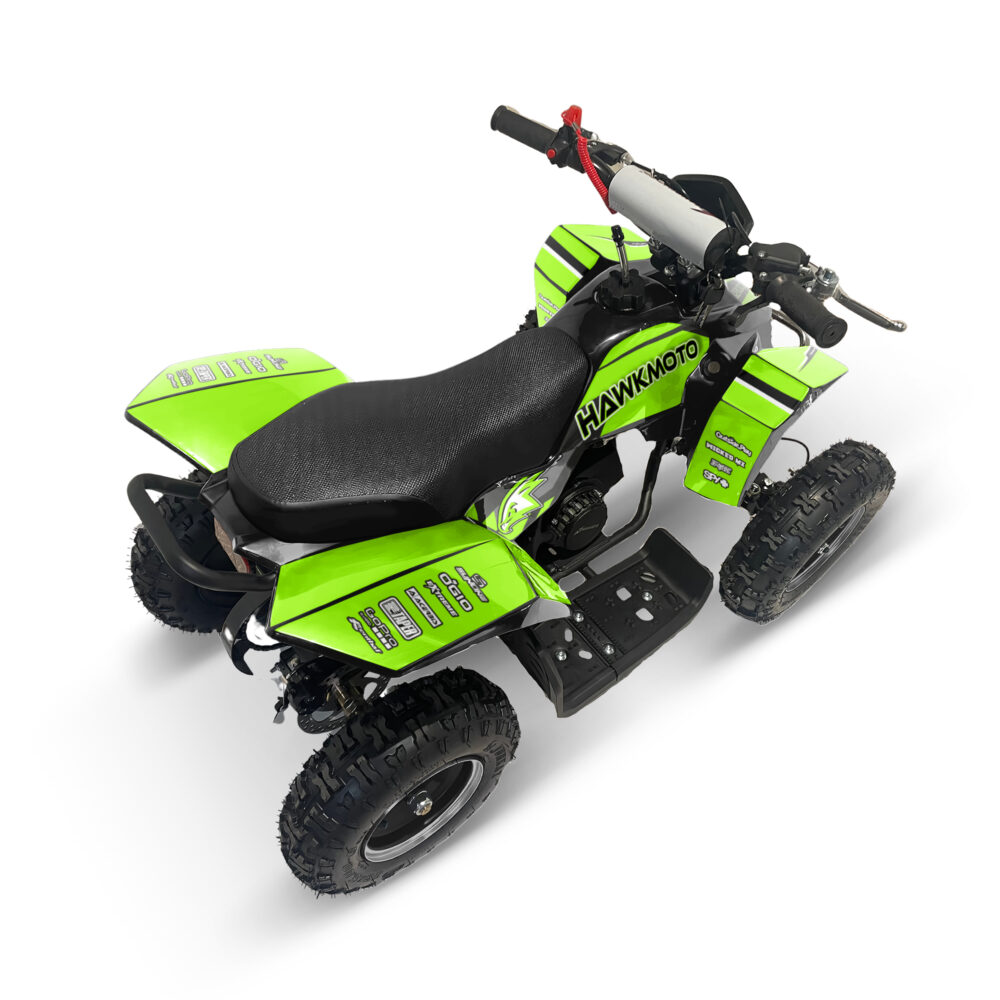 Hawkmoto sx-49r avenger v2 50cc mini kids quad bike assembled - apple