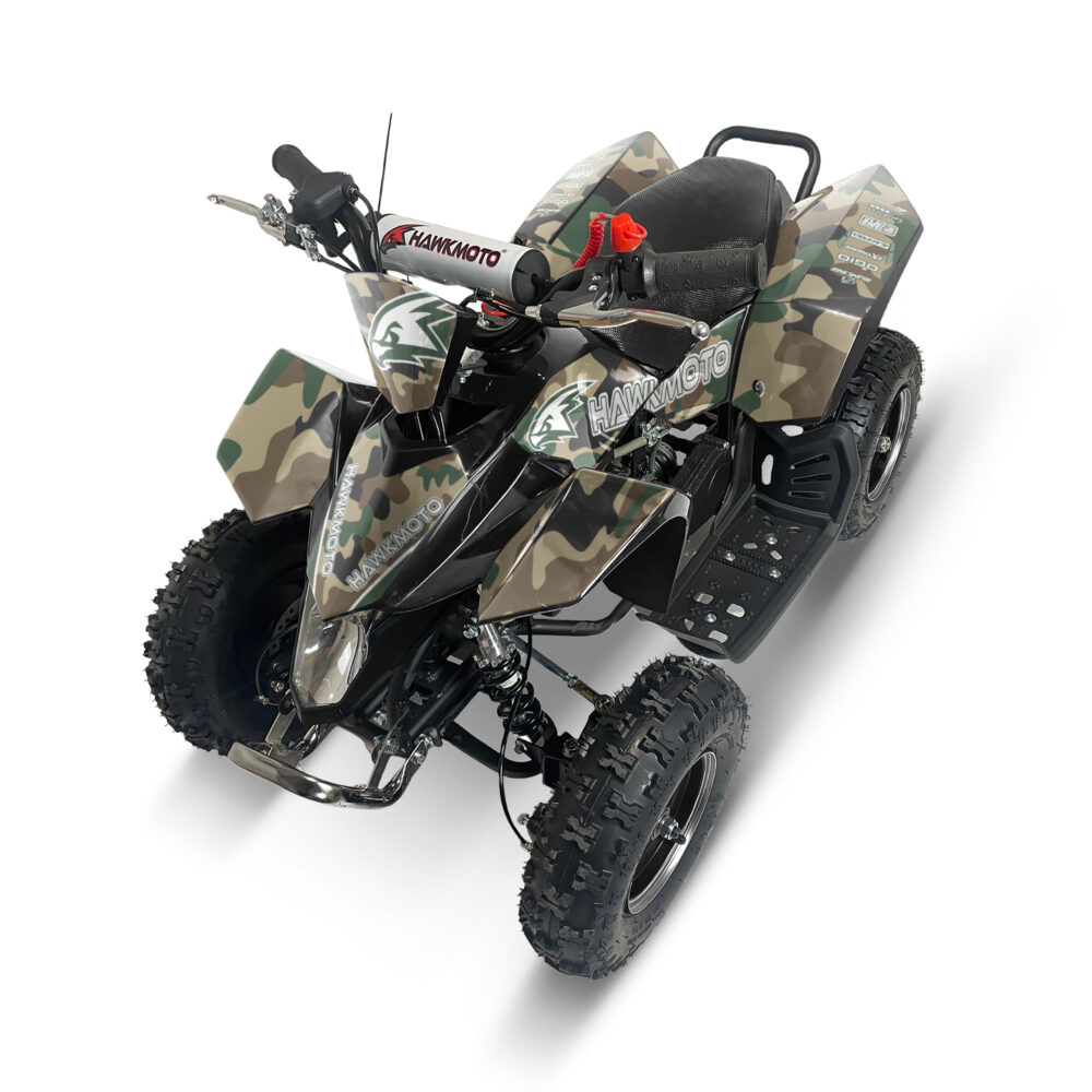 Hawkmoto sx-49r avenger v2 50cc mini kids quad bike assembled - traditional camo