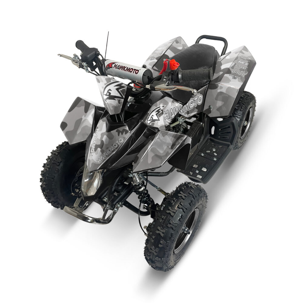 Hawkmoto sx-49r avenger v2 50cc mini kids quad bike assembled - stealth