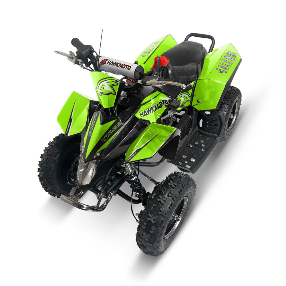 Hawkmoto sx-49r avenger v2 50cc mini kids quad bike assembled - apple