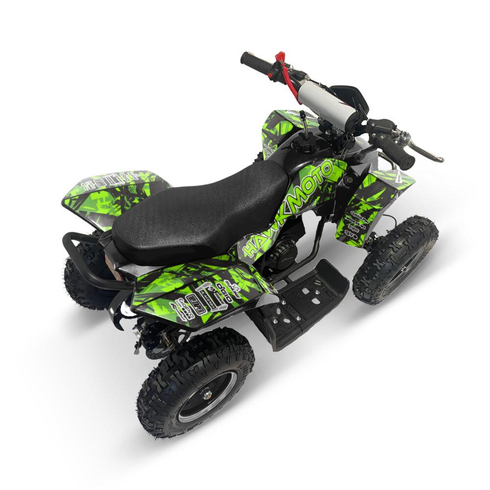 Hawkmoto sx-49r avenger v2 50cc mini kids quad bike assembled - venom