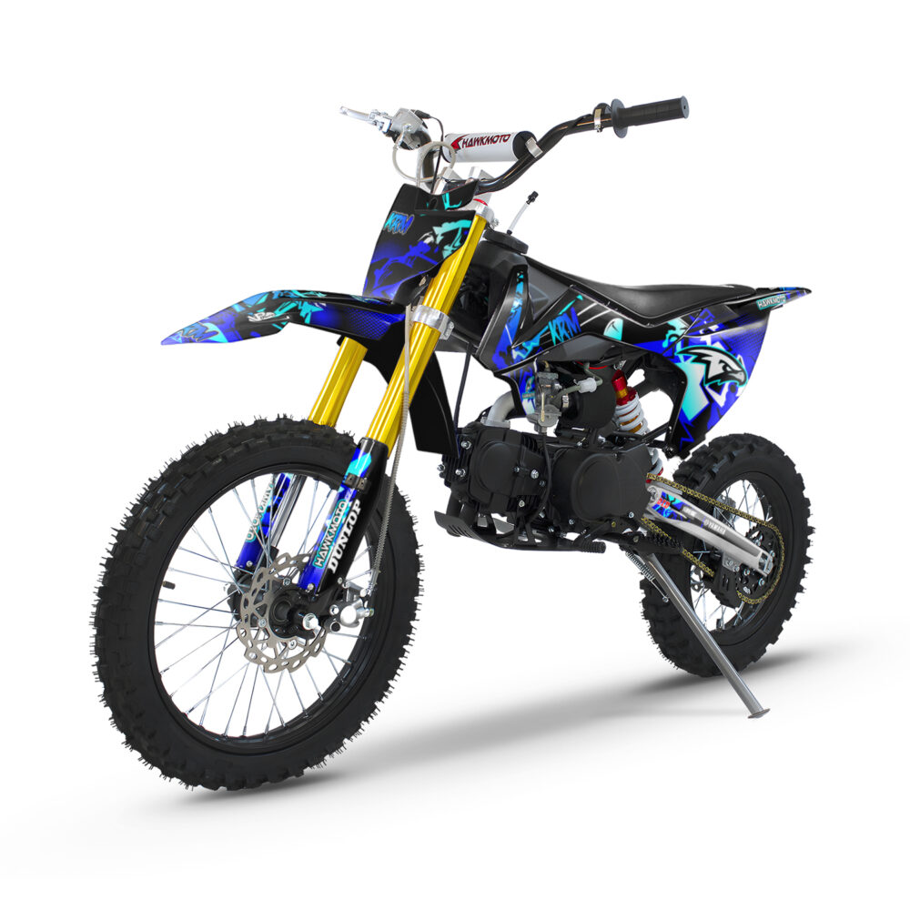 Hawkmoto krm kids pit bike | 70cc | 90cc | 110cc | 125cc geared or automatic - tropic