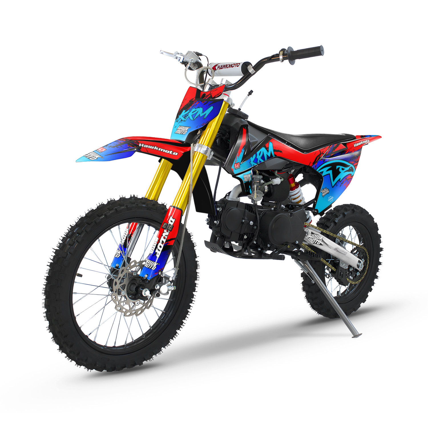 Hawkmoto krm kids pit bike | 70cc | 90cc | 110cc | 125cc geared or automatic - amaterasu