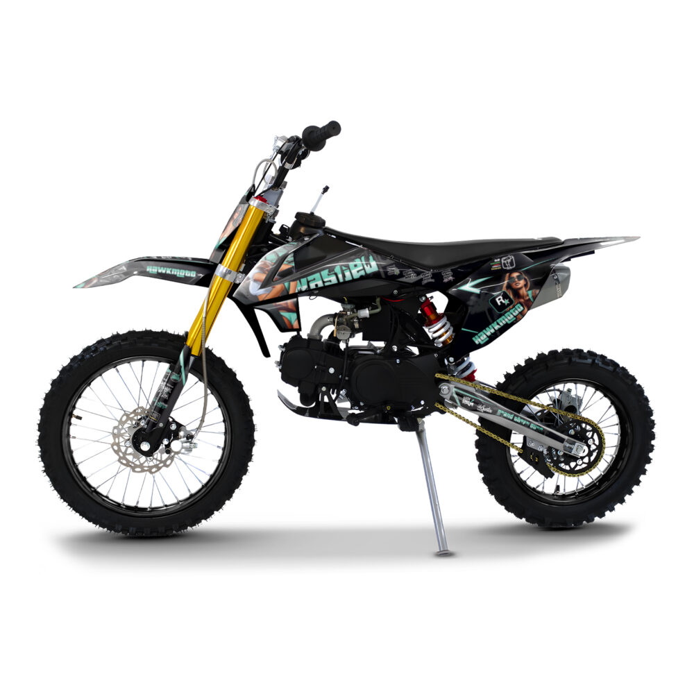 Hawkmoto krm kids pit bike | 70cc | 90cc | 110cc | 125cc geared or automatic - los santos