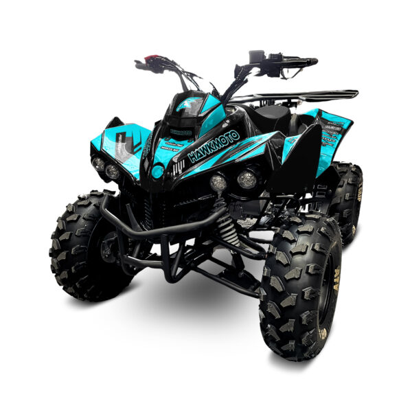 125cc Kids Quad Bike Hawkmoto Challenger - Ice Blast