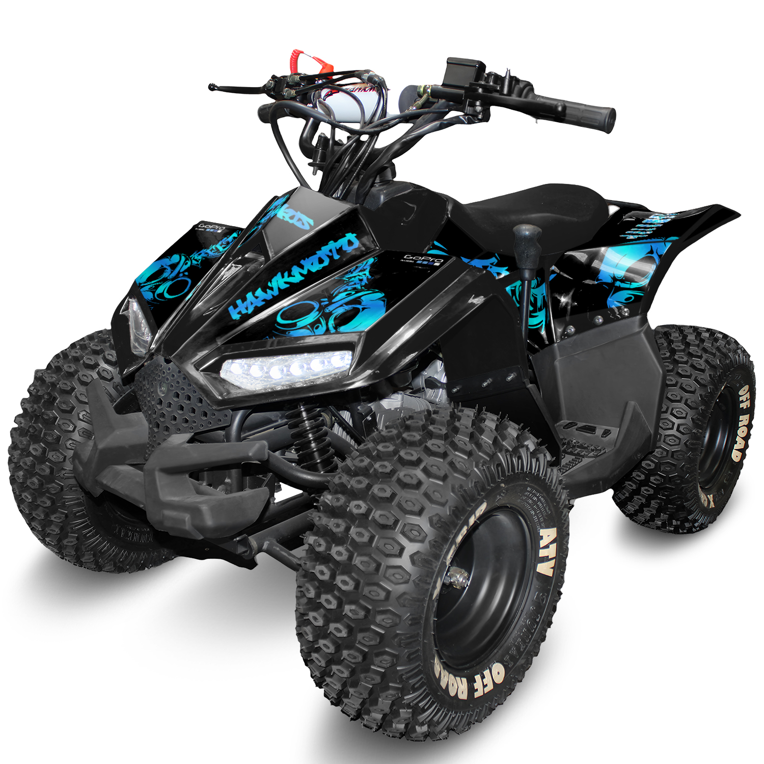 110cc kids quad bike hawkmoto chaos - vandal