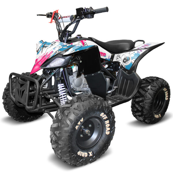 125cc kids quad bike hawkmoto havoc - melted