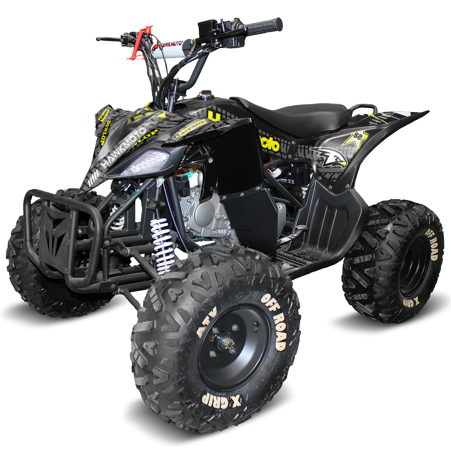 125cc kids quad bike hawkmoto havoc - superstar