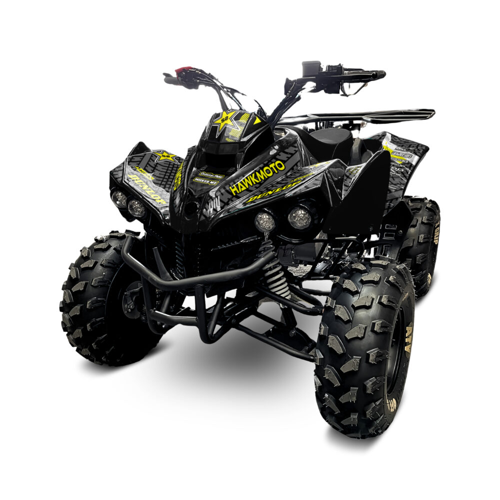 125cc kids quad bike hawkmoto challenger - superstar