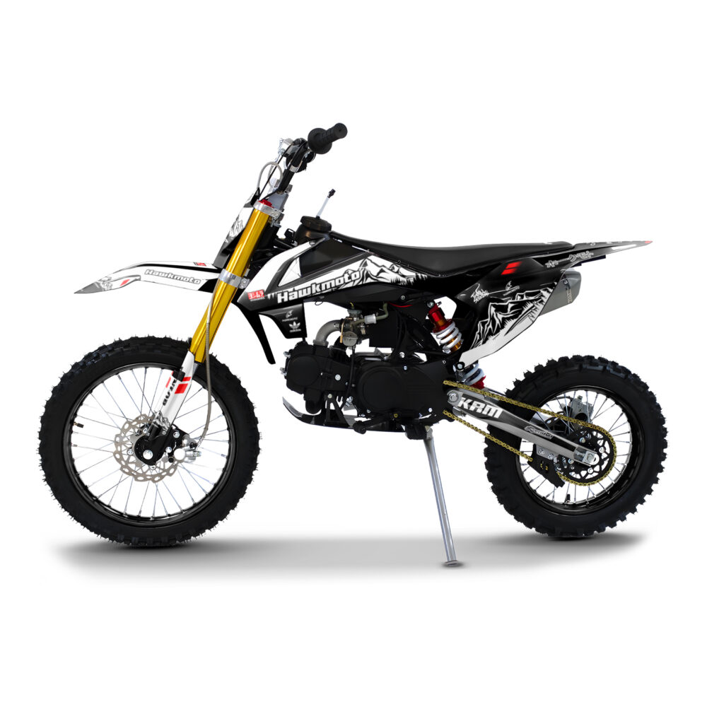 Hawkmoto krm kids pit bike | 70cc | 90cc | 110cc | 125cc geared or automatic - fuji