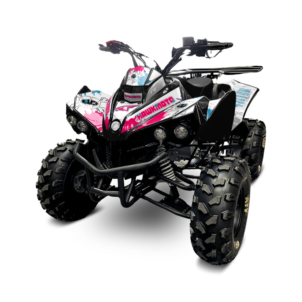 125cc Kids Quad Bike Hawkmoto Challenger - Melted