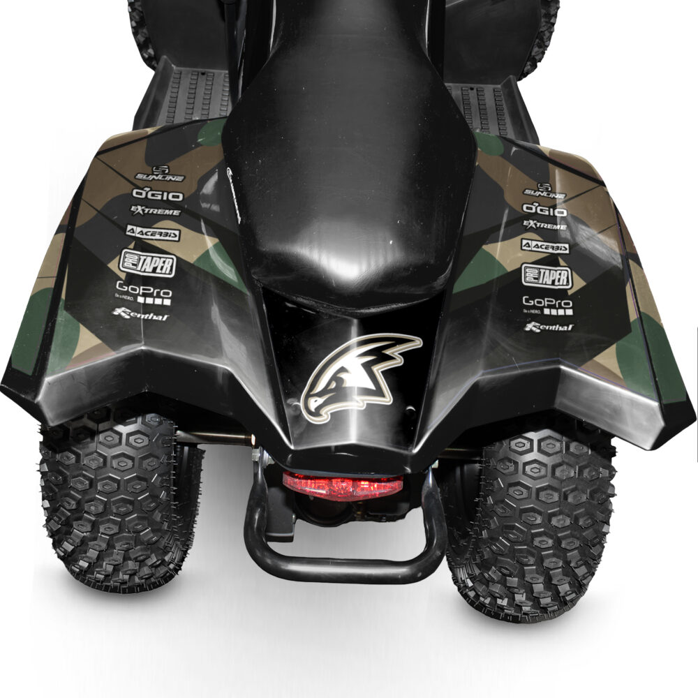 110cc kids quad bike hawkmoto chaos - traditional camo