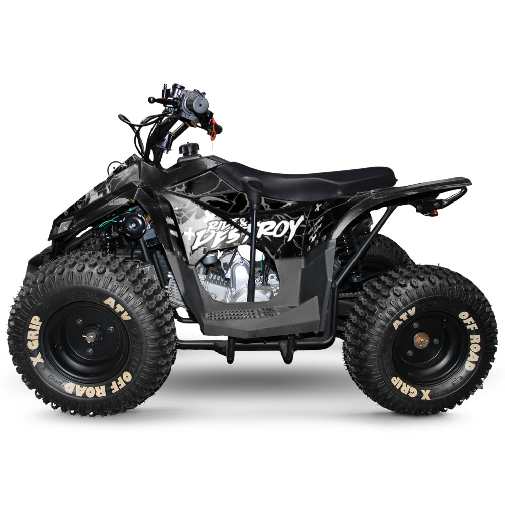 110cc kids quad bike hawkmoto chaos - ride & destroy