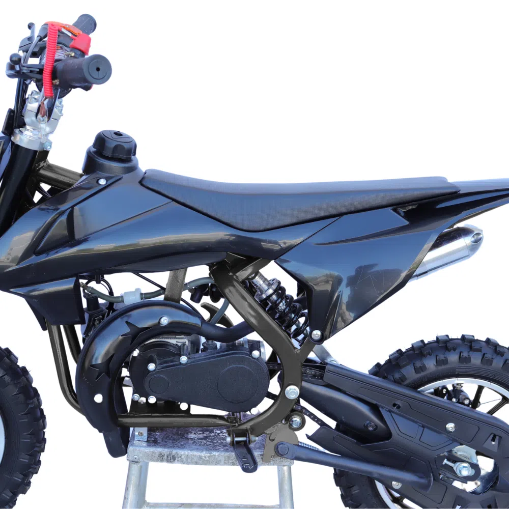 Hawkmoto mayhem v3 50cc kids mini dirt bike black