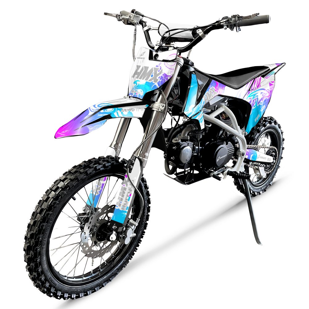 Hawkmoto hmx pro 125cc semi automatic kids pit bike 17/14 - Waves